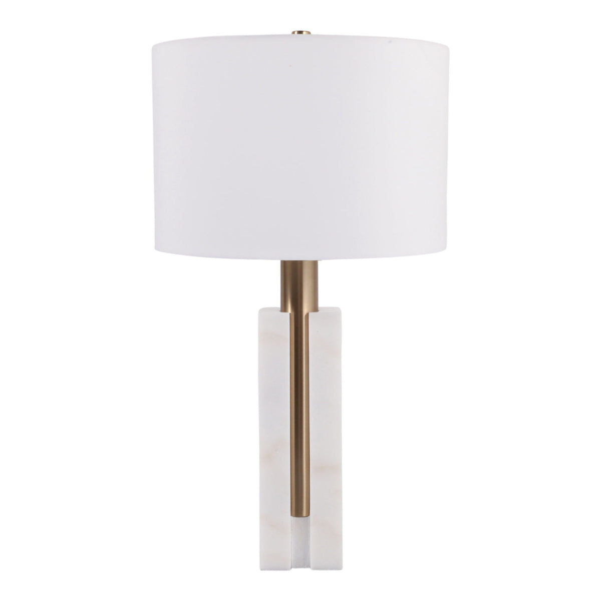 28" Rawlins Marble Base Table Lamp - Multi