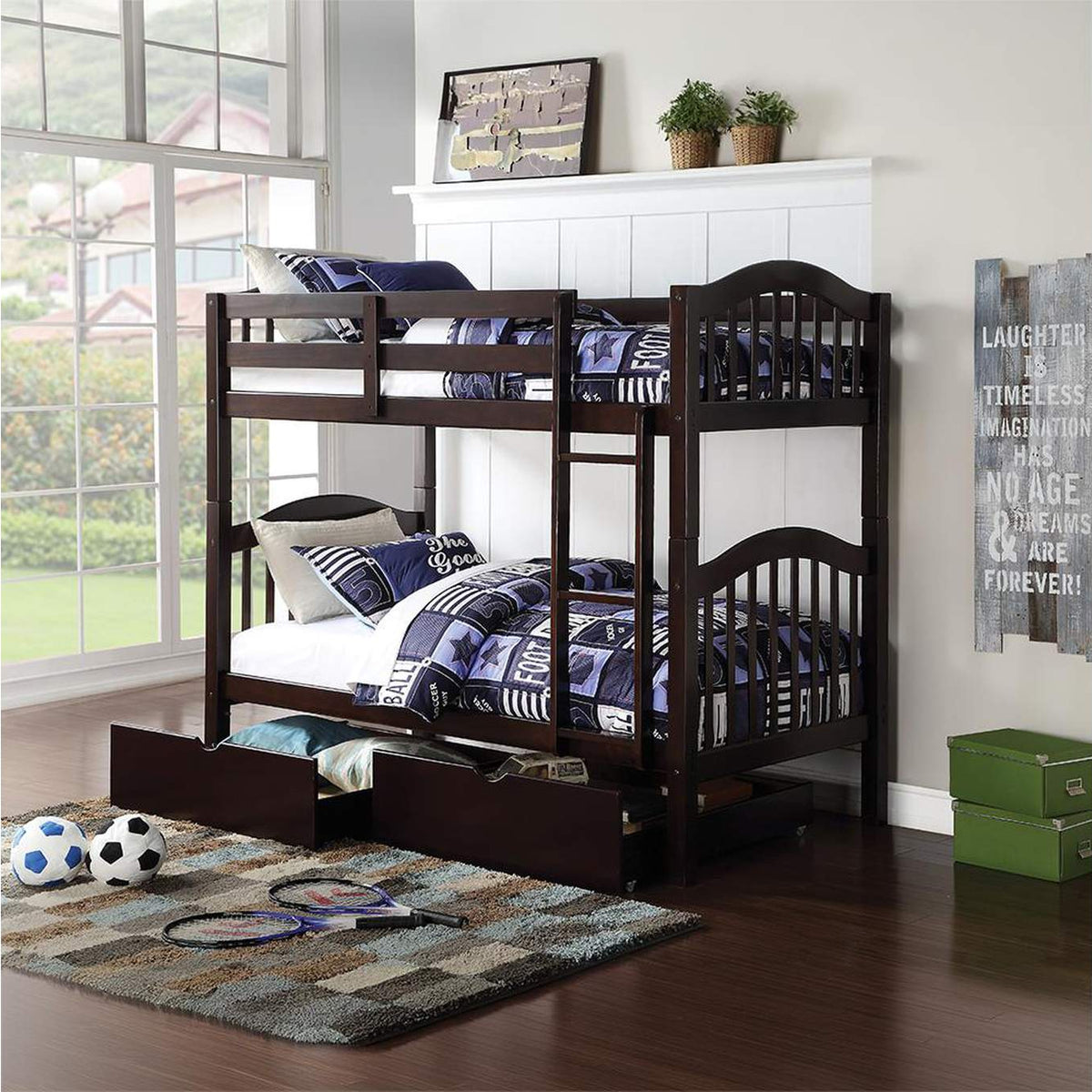 2554 Heartland Twin-Twin Bunk Bed