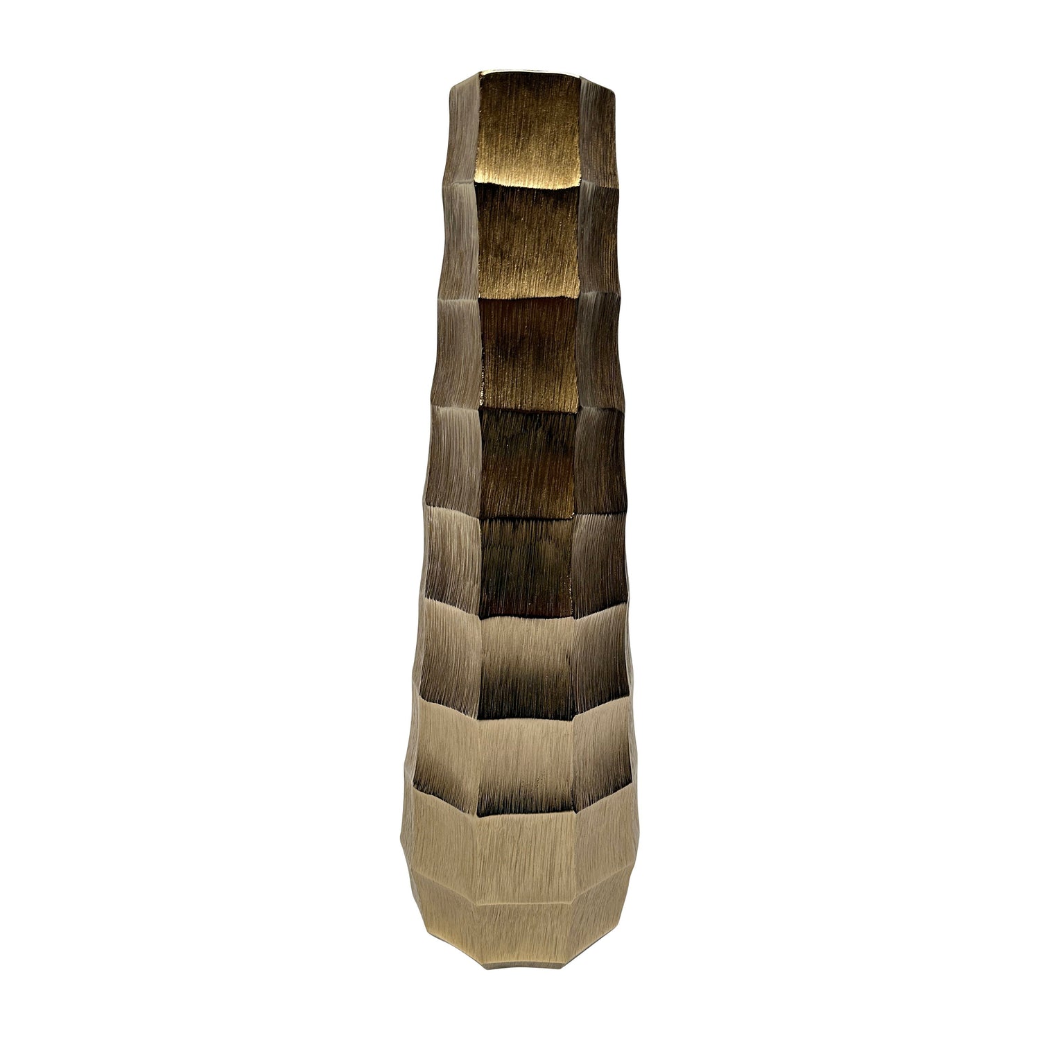 20" Terini Small Metal Vase - Gold