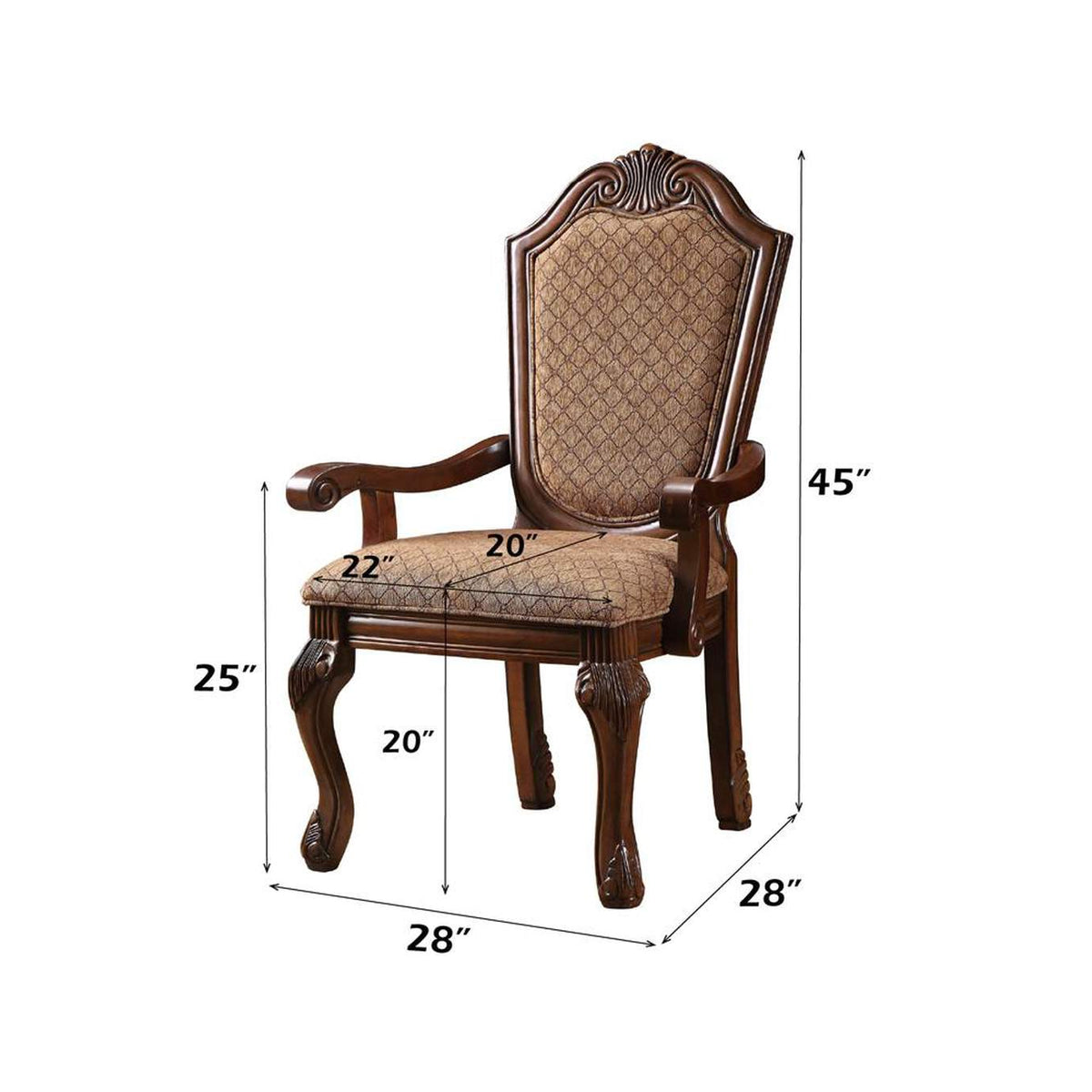 04078A Chateau De Ville Arm Chair - Set of 2