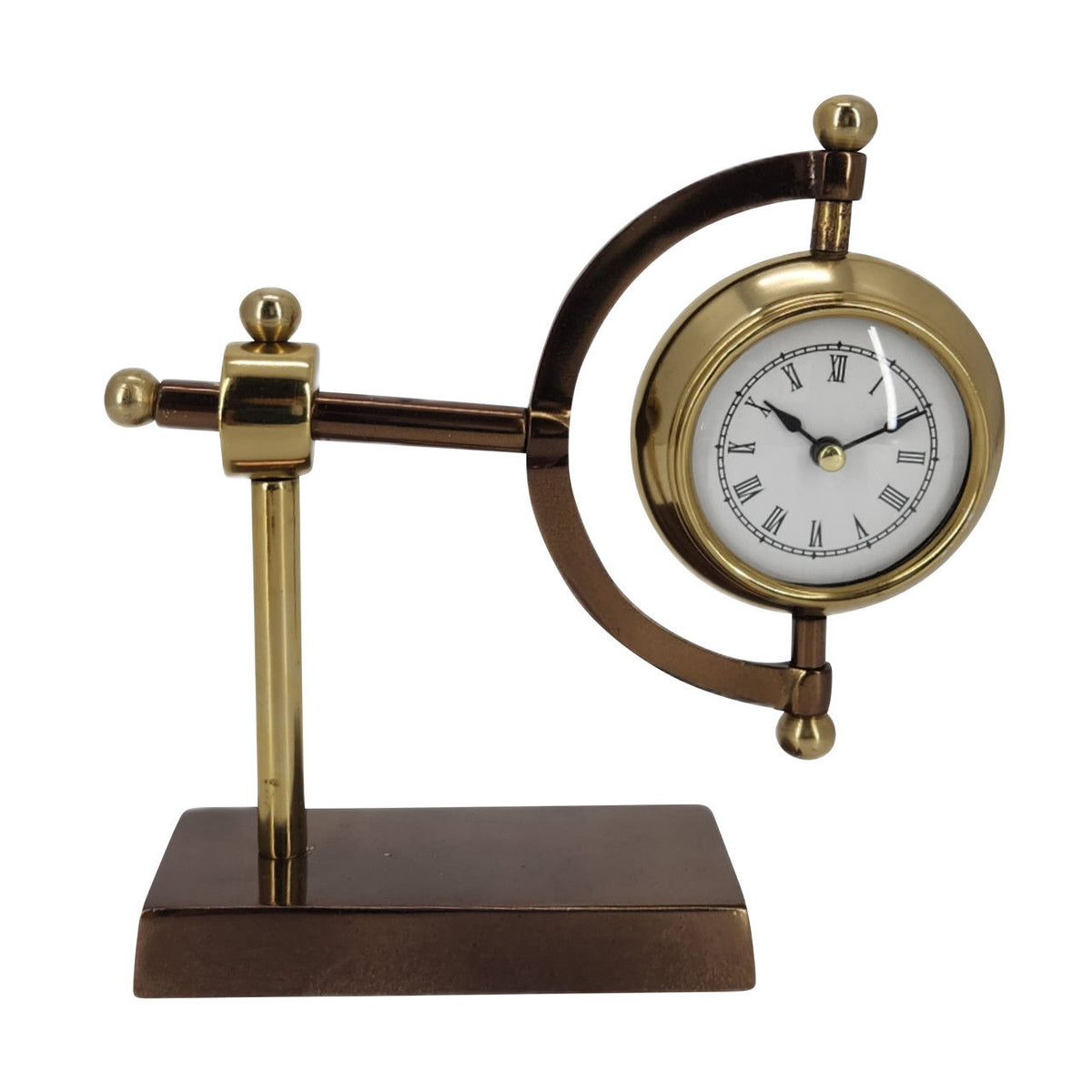 7" Tia Desk Clock - Gold