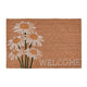 Doormats - Daisy Welcome Doormat - Ivory Multi / Natural