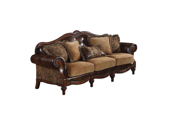 5495 Dreena Sofa with 5 Pillows