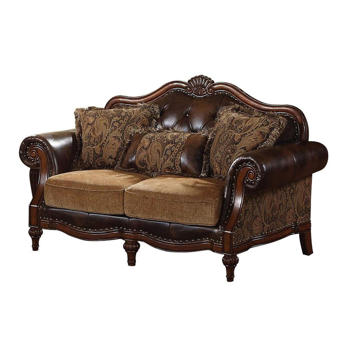 5496 Dreena Loveseat with 3 Pillows