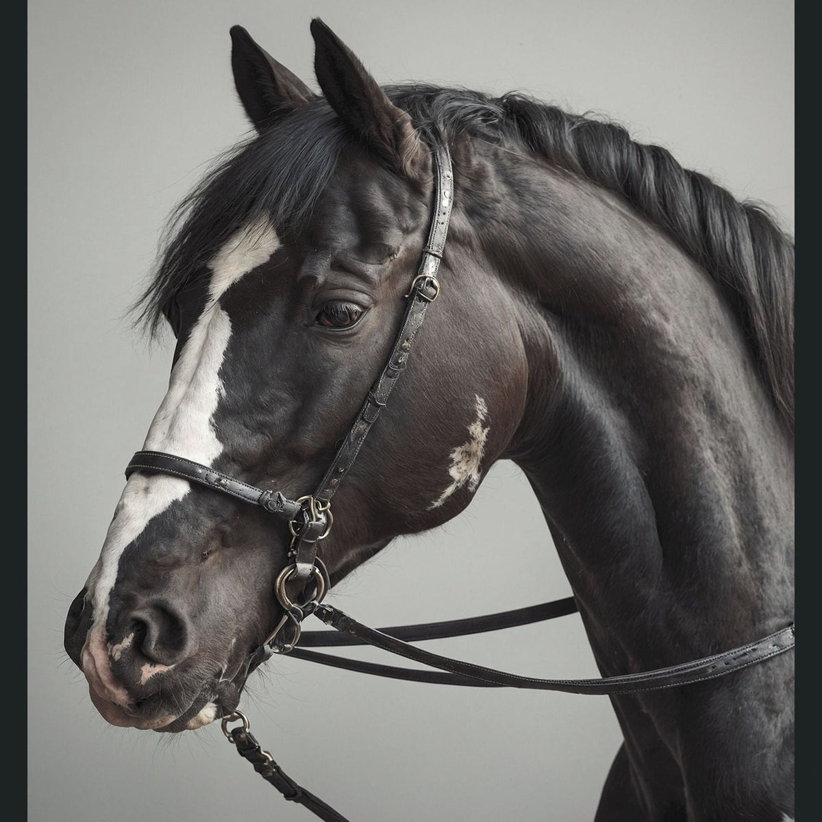 Horse - 48" x 72" Photography - Dark Gray