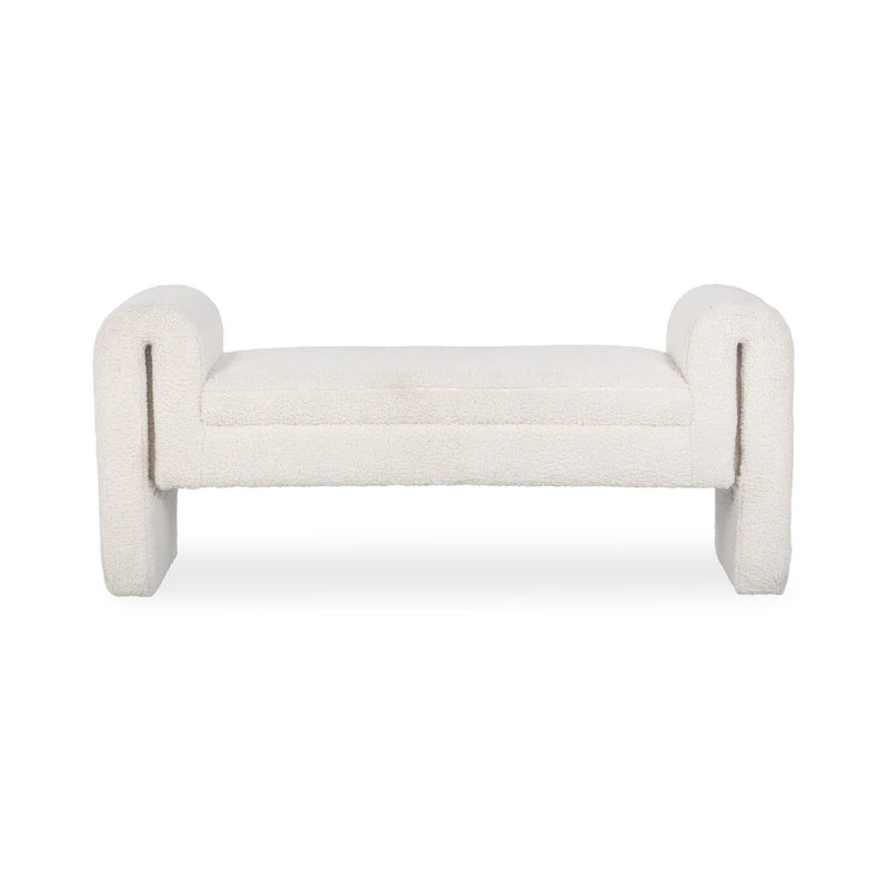 Ada - Bench - Ivory Fleece