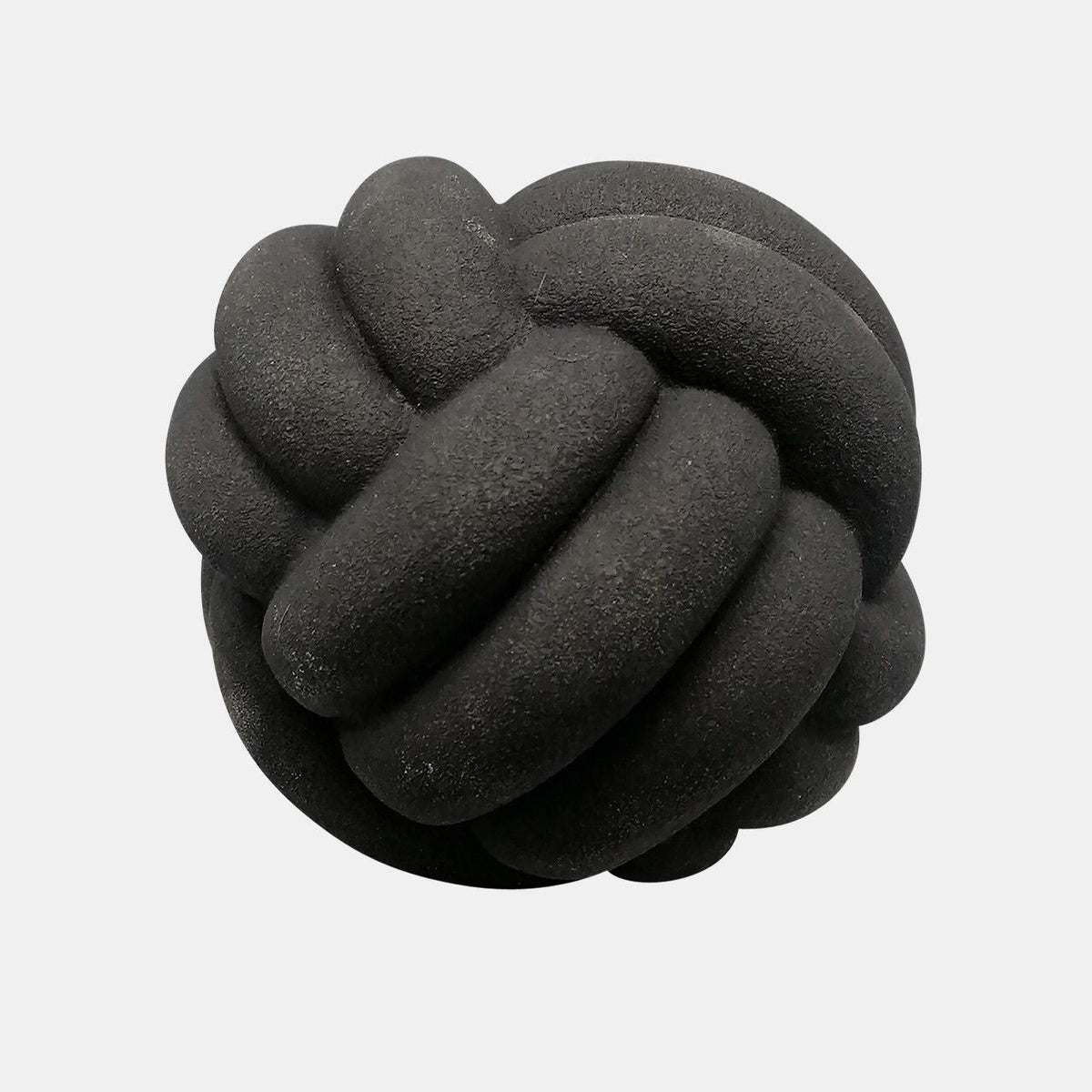 5" Knot Orb Rough Texture - Black