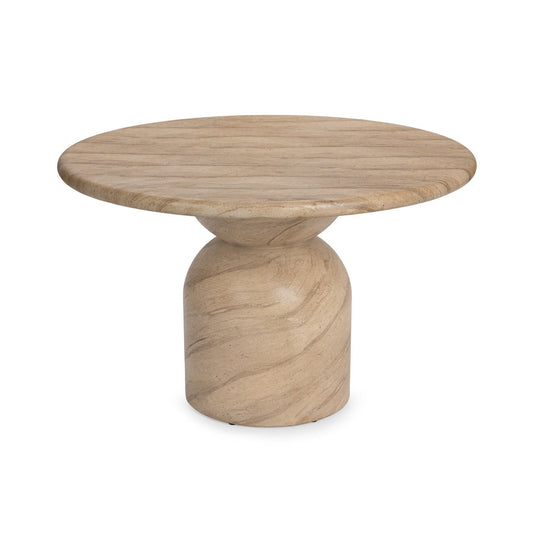 Portola - 47" Outdoor Round Dining Table - Beige