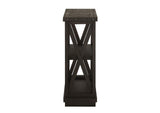 7YC9193936 Yosemite Solid Wood 36X39 Inch Bookshelf In Cafe