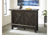 7YC963 Yosemite Solid Wood Bar Table In Cafe