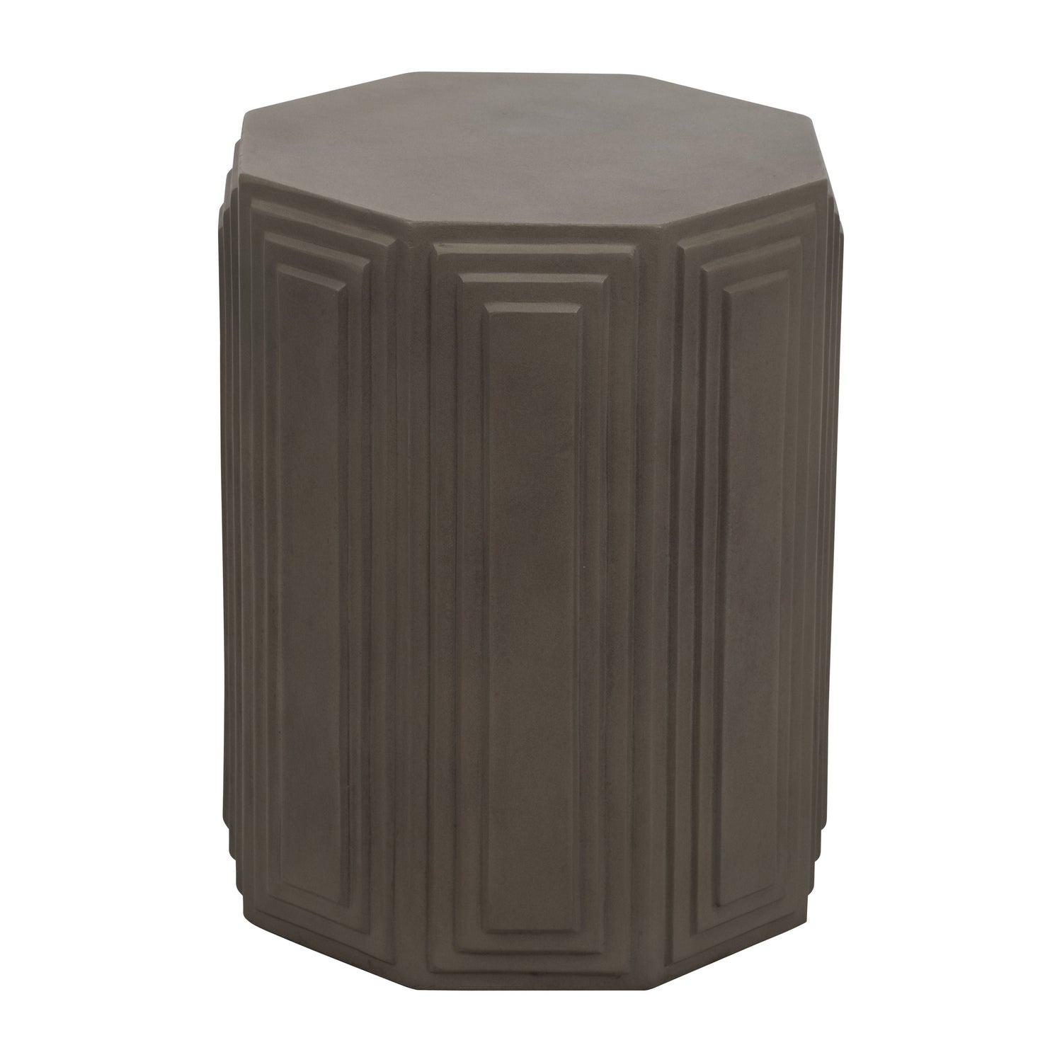 Geometric Accent Table - Dark Gray
