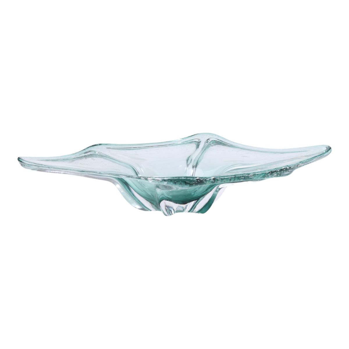 Nanana Teal Glass Bowl - Teal
