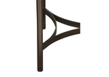 A89422 Lyon Round Natural Concrete And Metal Side Table