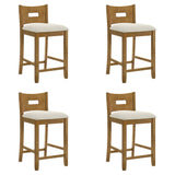 Ren - 26" Counter Height Rubberwood Barstool (Set of 2)