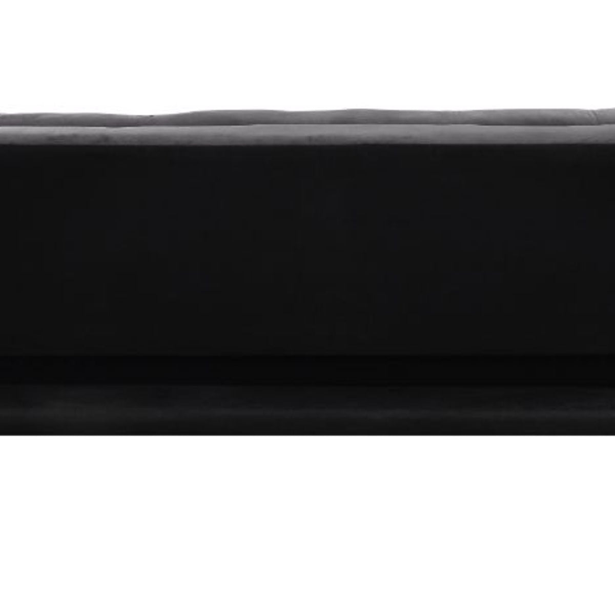 Cilliers - Futon - Gray Velvet &amp; Chrome Finish