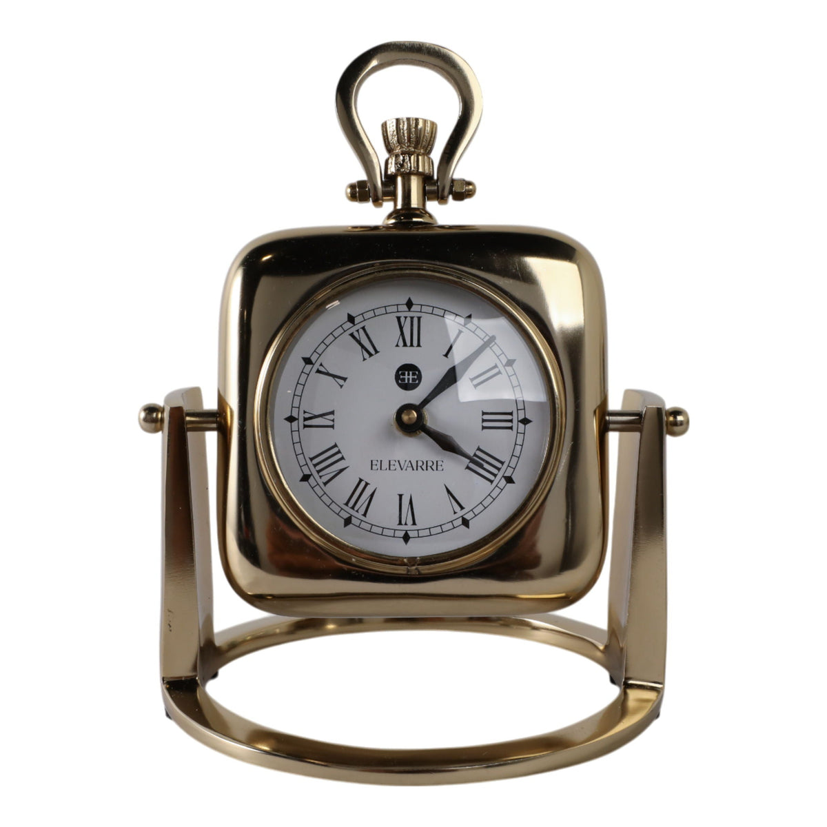 Quincy Aluminum Desk Clock - Gold