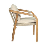 Cypress - Outdoor Patio Dining Chair (Set of 2) - Blonde Eucalyptus / Ivory