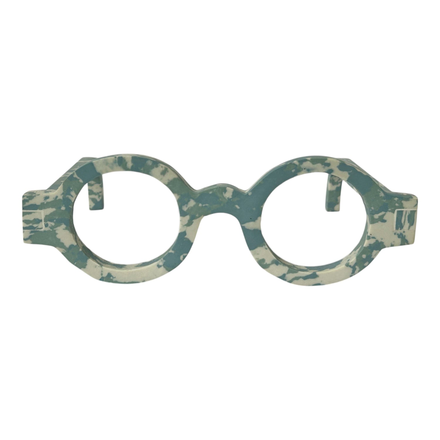 Carson Engineered Stone Decor Glasses - Blue / Beige