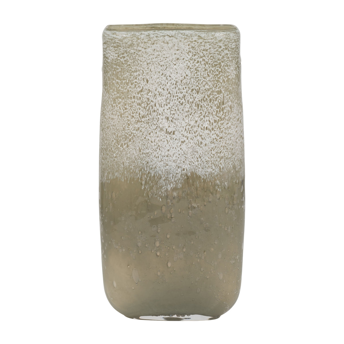 13" Mia Large Glass Vase - Green
