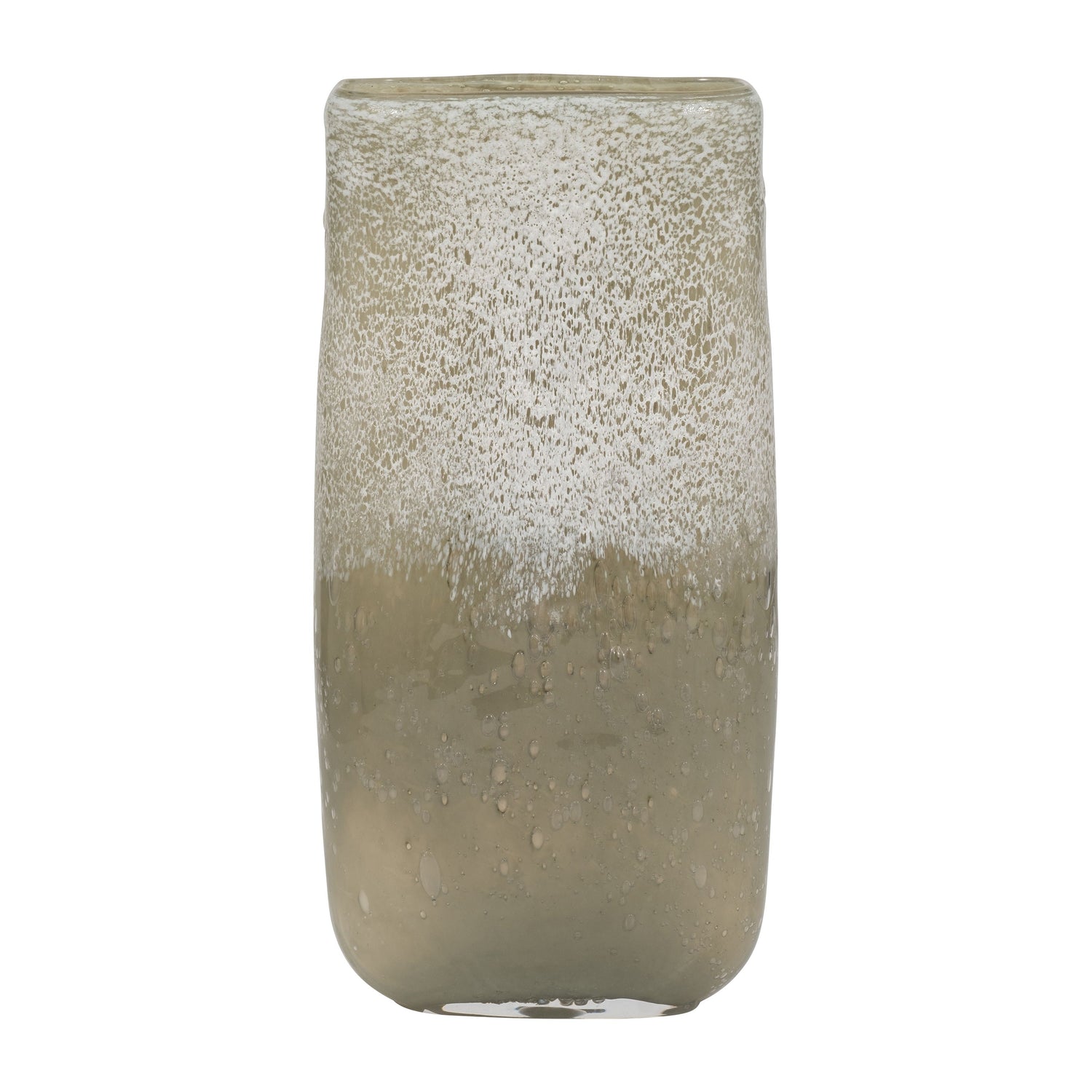 13" Mia Large Glass Vase - Green