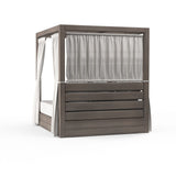 Laguna - Resort King Daybed, No Welt - Canvas Flax / Gray