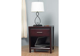 NV2381 Nevis One Drawer Nightstand In Espresso