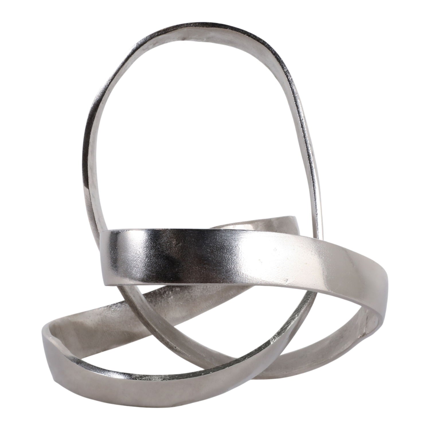 11.5" Large Metal Knot - Silver