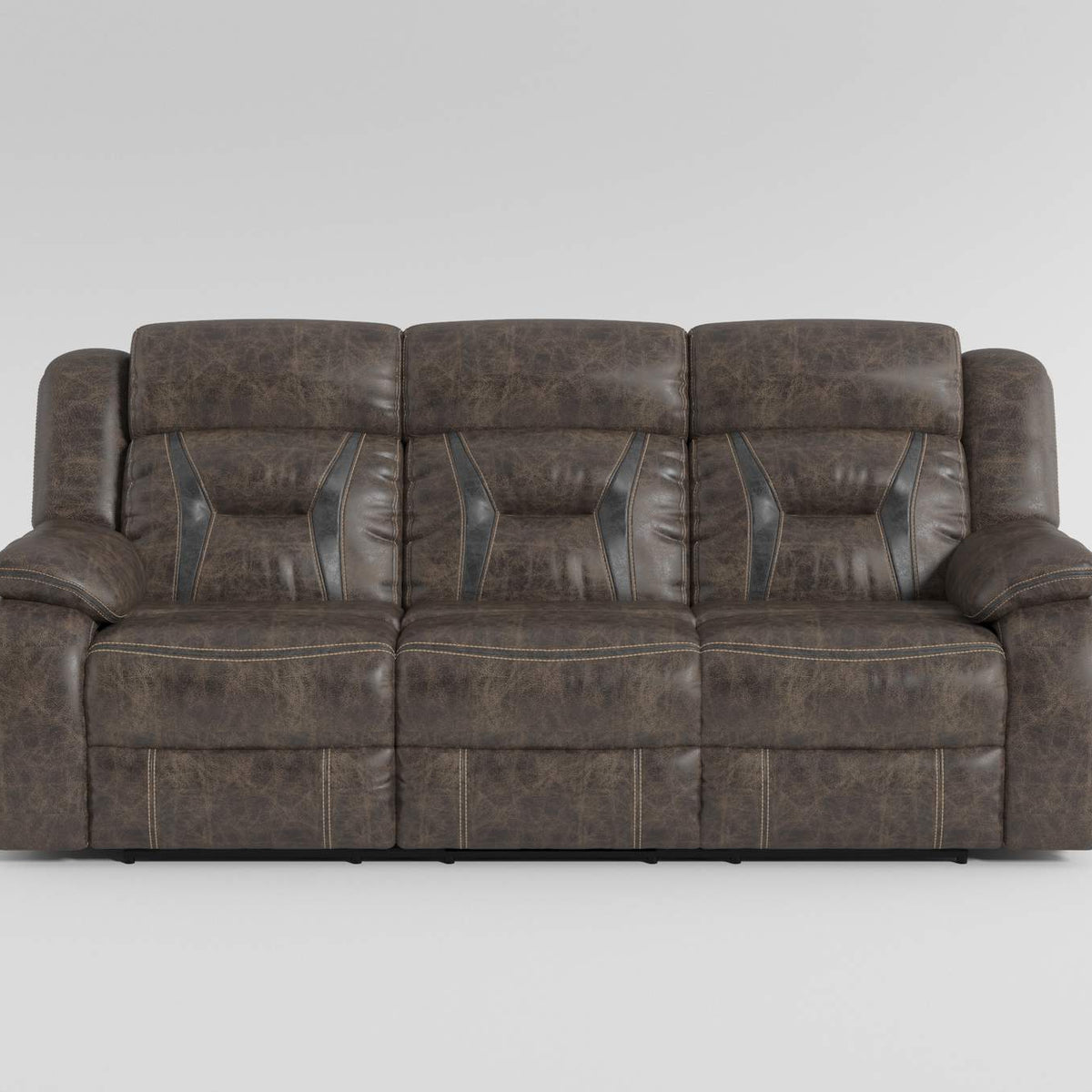 9989GY-3 Hill Double Reclining Sofa