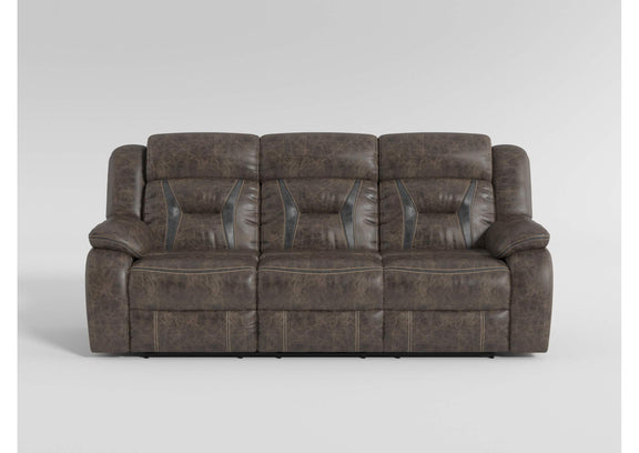 9989GY-3 Hill Double Reclining Sofa