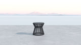 Milano - Table With Round Honed Absolute Granite Insert Top