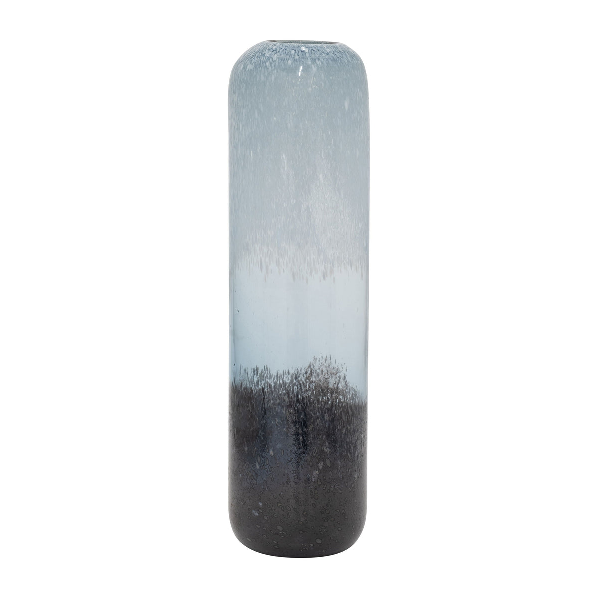 Glass 17" Ombre Vase - Multi