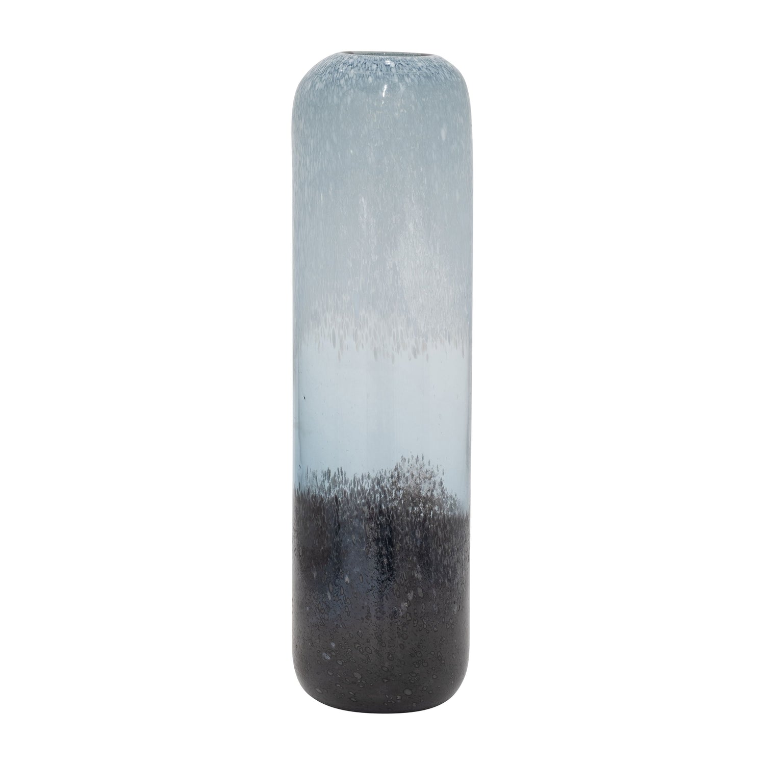 Glass 17" Ombre Vase - Multi