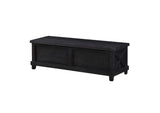 7YC993 Yosemite Solid Wood Blanket Box In Cafe