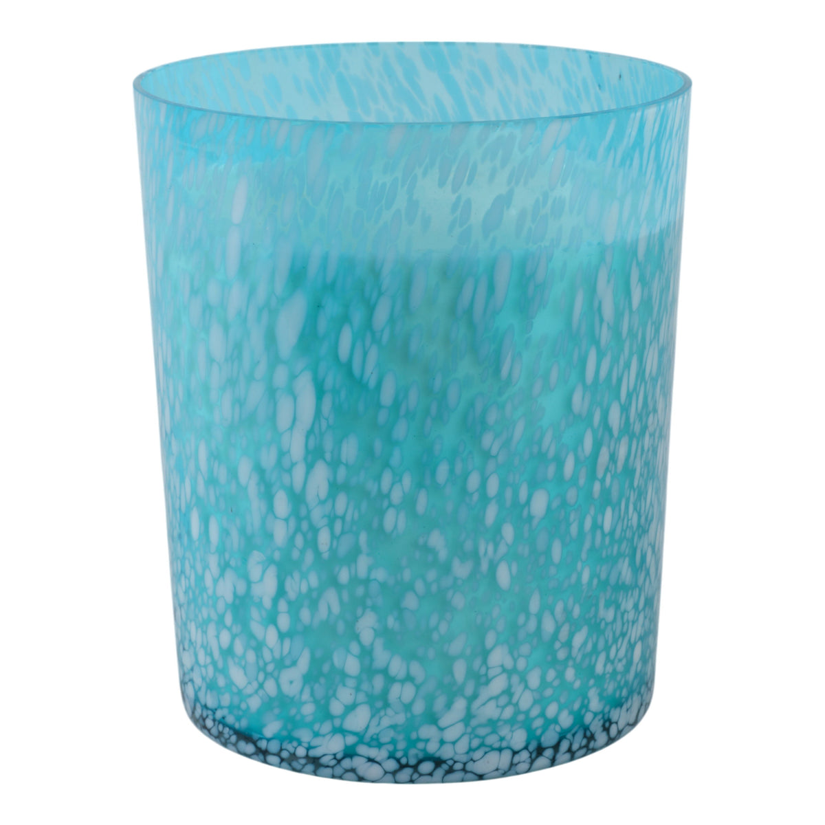 Wood Sage And Sea Salt Speckle Candle - Blue