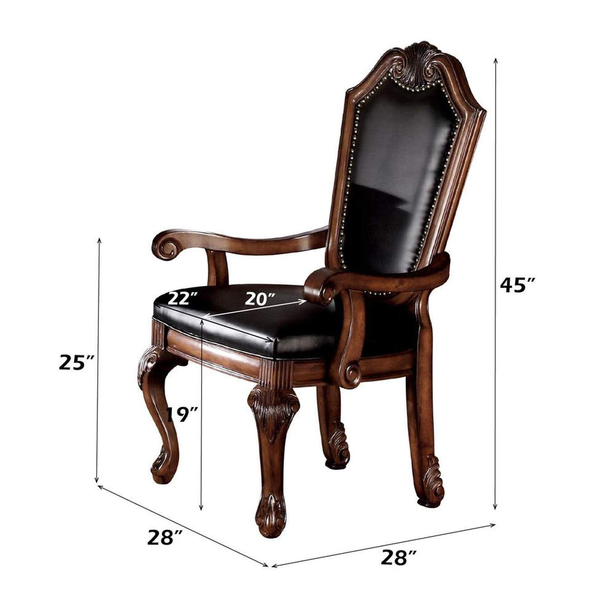 10039A Chateau De Ville Arm Chair - Set of 2