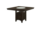 100438-S9A Gabriel 9-piece Square Counter Height Dining Set Cappuccino
