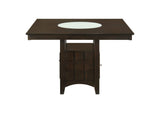 100438-S9A Gabriel 9-piece Square Counter Height Dining Set Cappuccino