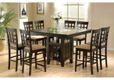 Gabriel 9-piece Square Counter Height Dining Set Cappuccino