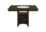 100438-S9 Gabriel 9-piece Square Counter Height Dining Set Cappuccino