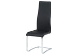 100515BLK Montclair Upholstered Dining Side Chair Black (Set of 4)