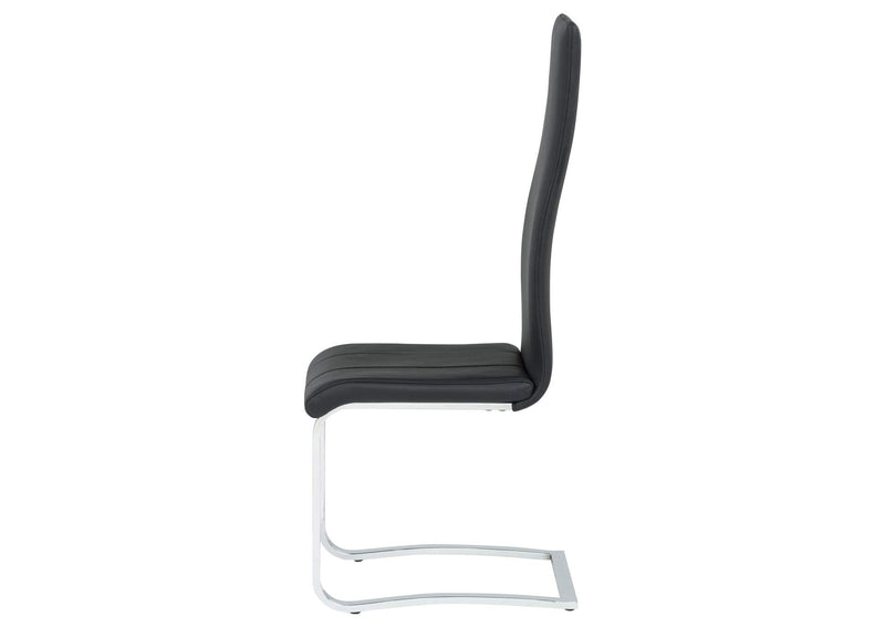 100515BLK Montclair Upholstered Dining Side Chair Black (Set of 4)