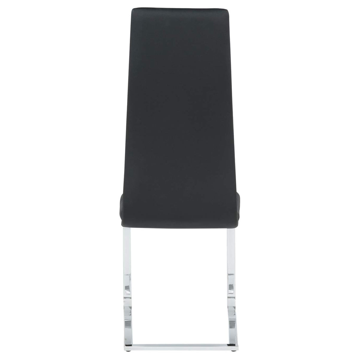 100515BLK Montclair Upholstered Dining Side Chair Black (Set of 4)
