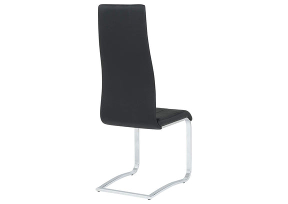 100515BLK Montclair Upholstered Dining Side Chair Black (Set of 4)