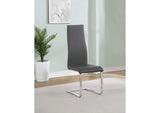 100515GRY Montclair Upholstered Dining Side Chair Grey (Set of 4)