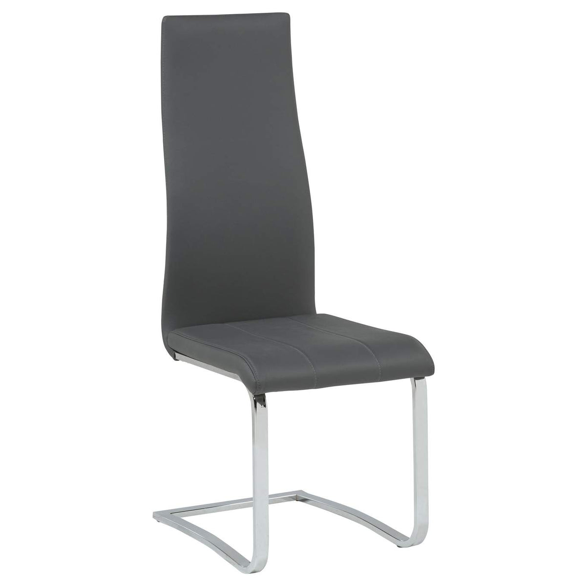 100515GRY Montclair Upholstered Dining Side Chair Grey (Set of 4)
