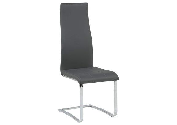 100515GRY Montclair Upholstered Dining Side Chair Grey (Set of 4)