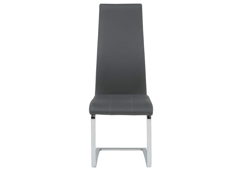 100515GRY Montclair Upholstered Dining Side Chair Grey (Set of 4)