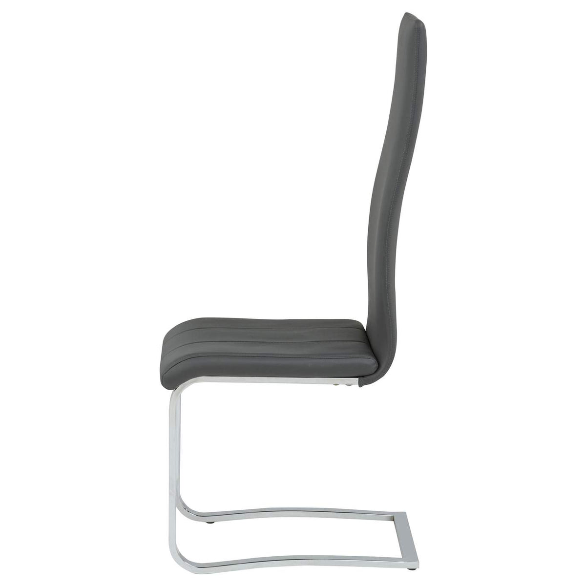 100515GRY Montclair Upholstered Dining Side Chair Grey (Set of 4)