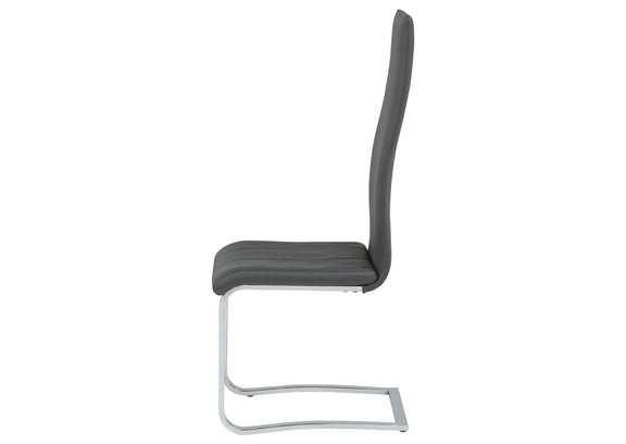 100515GRY Montclair Upholstered Dining Side Chair Grey (Set of 4)