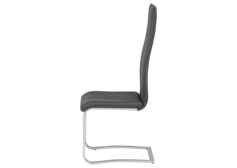 100515GRY Montclair Upholstered Dining Side Chair Grey (Set of 4)